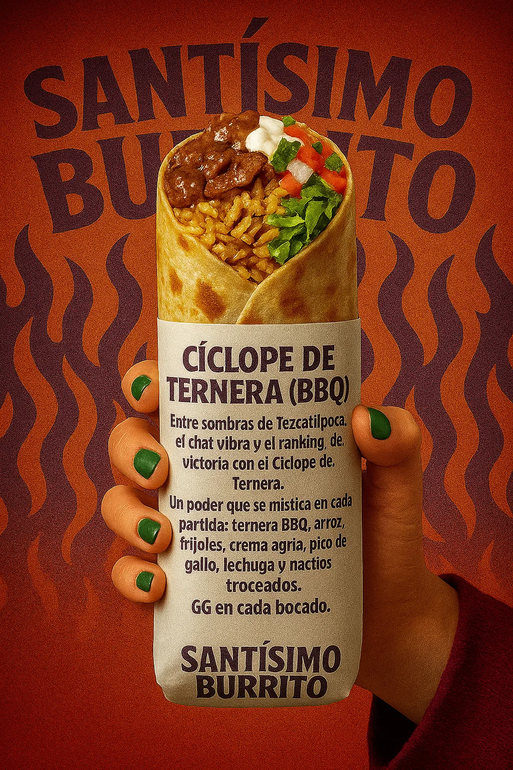 Burrito Cíclope de Ternera
